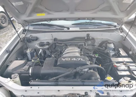 2001 Toyota Sequoia Limited z USA, uszkodzony, nr VIN 5TDBT48A21S004103